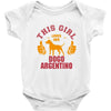 This Girl Loves Her Dogo Argentino Baby Onesie