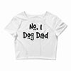number one dog dad Crop Top