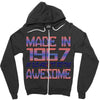 made in 1967 50 years of being awesome Zipper Hoodie