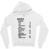 contents list Zipper Hoodie