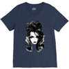 spider web V-Neck Tee