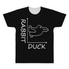 rabbit duck white All Over Men's T-shirt