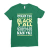 i'm black ya'll Ladies Fitted T-Shirt