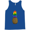 rainbow pineaplle Tank Top