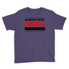 always give 100%, unless you're donating blood Youth Tee