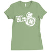 they see me rollin they hatin Ladies Fitted T-Shirt