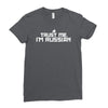 trust me, i'm russian   russia person country culture text pride tee Ladies Fitted T-Shirt