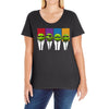 reservoir turtles Ladies Curvy T-Shirt
