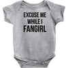 excuse me while i fangirl Baby Bodysuit