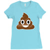 pile of poo Ladies Fitted T-Shirt