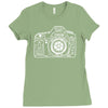 photographer camera Ladies Fitted T-Shirt