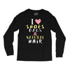 shoes bags natural hair Long Sleeve Shirts