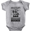 Never Underestimate A Dad With An Engineering Degree Baby Onesie