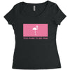 Too Pure To Be Pink Women's Triblend Scoop T-shirt