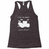 i'm a drummer please shout Racerback Tank