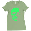 awesome neon green Ladies Fitted T-Shirt