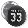 polk high Pin-back button