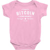 Bitcoin Satoshi Nakamoto In Crypto We Trust Baby Onesie