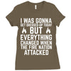 I blame the Fire Nation for my laziness Ladies Fitted T-Shirt