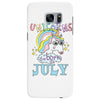 unicorns are born in july cute unicorn Samsung Galaxy S7 Edge