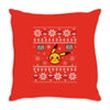 pokemon christmas ugly Throw Pillow