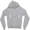 Mooncake Face Zipper Hoodie