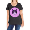 catsfinal recovered Ladies Curvy T-Shirt