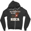 retirement plan bass rock Zipper Hoodie