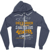 I'm a december woman I was born with my heart Zipper Hoodie