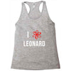 i heart leonard Racerback Tank