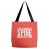 i've seen more spine in jellyfish Tote Bags