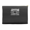 this is what an awesome uncle looks like   mens funny father's day Accessory Pouches