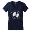 ask me about my 7inches Women's V-Neck T-Shirt