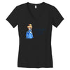fashionably late Women's V-Neck T-Shirt