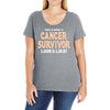 This Is What a Cancer Survivor Looks Like Ladies Curvy T-Shirt
