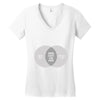 bono can't live here Women's V-Neck T-Shirt