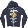 predator movie dillon licensed adult Zipper Hoodie