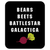 bears beets battlestar galactica Mousepad