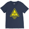 toxic hazard laboratory poison substance warning V-Neck Tee