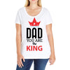 dad you are the king Ladies Curvy T-Shirt