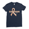 Survivor Of Uterine Cancer Ladies Fitted T-Shirt