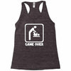 game over daddy funny Racerback Tank