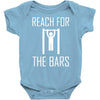 reach for the bars Baby Onesie