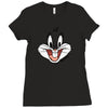 looney tunes bugs Ladies Fitted T-Shirt