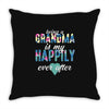 being a grandma Throw Pillow