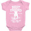 Best Friend Pitbull Baby Bodysuit