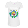 angel christmas Maternity Scoop Neck T-shirt