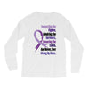 supporting the fighter, admiring the survivors, honoring the taken Long Sleeve Shirts