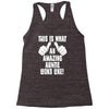 this is what an amazing auntie looks like Racerback Tank