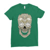 skull plants Ladies Fitted T-Shirt